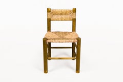 Set di 4 sedie "Dordogne" di Charlotte Perriand, 1950 circa, Francia