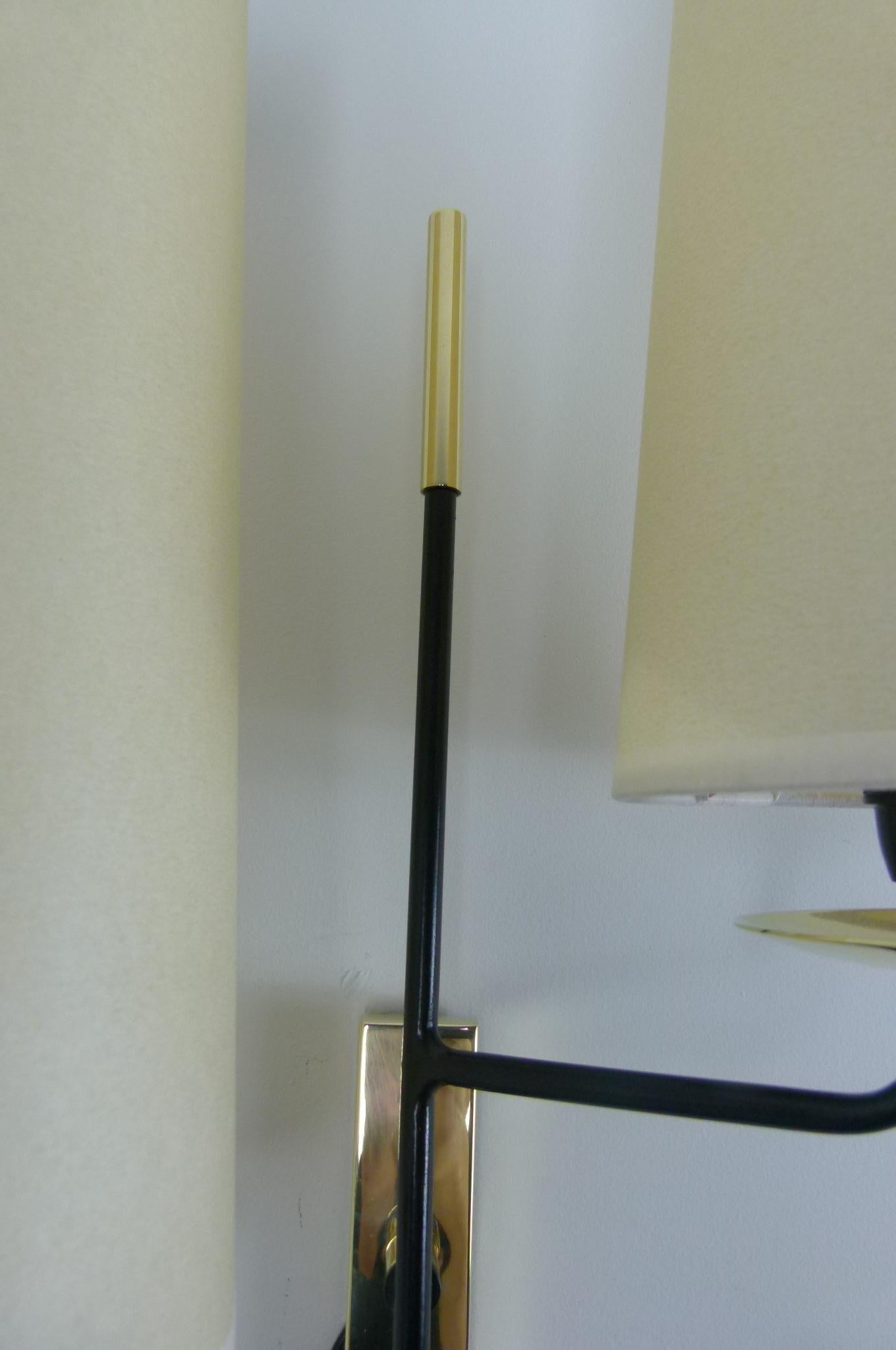 Set di 4 luci a parete doppie Maison Lunel, circa 1950 in vendita 4