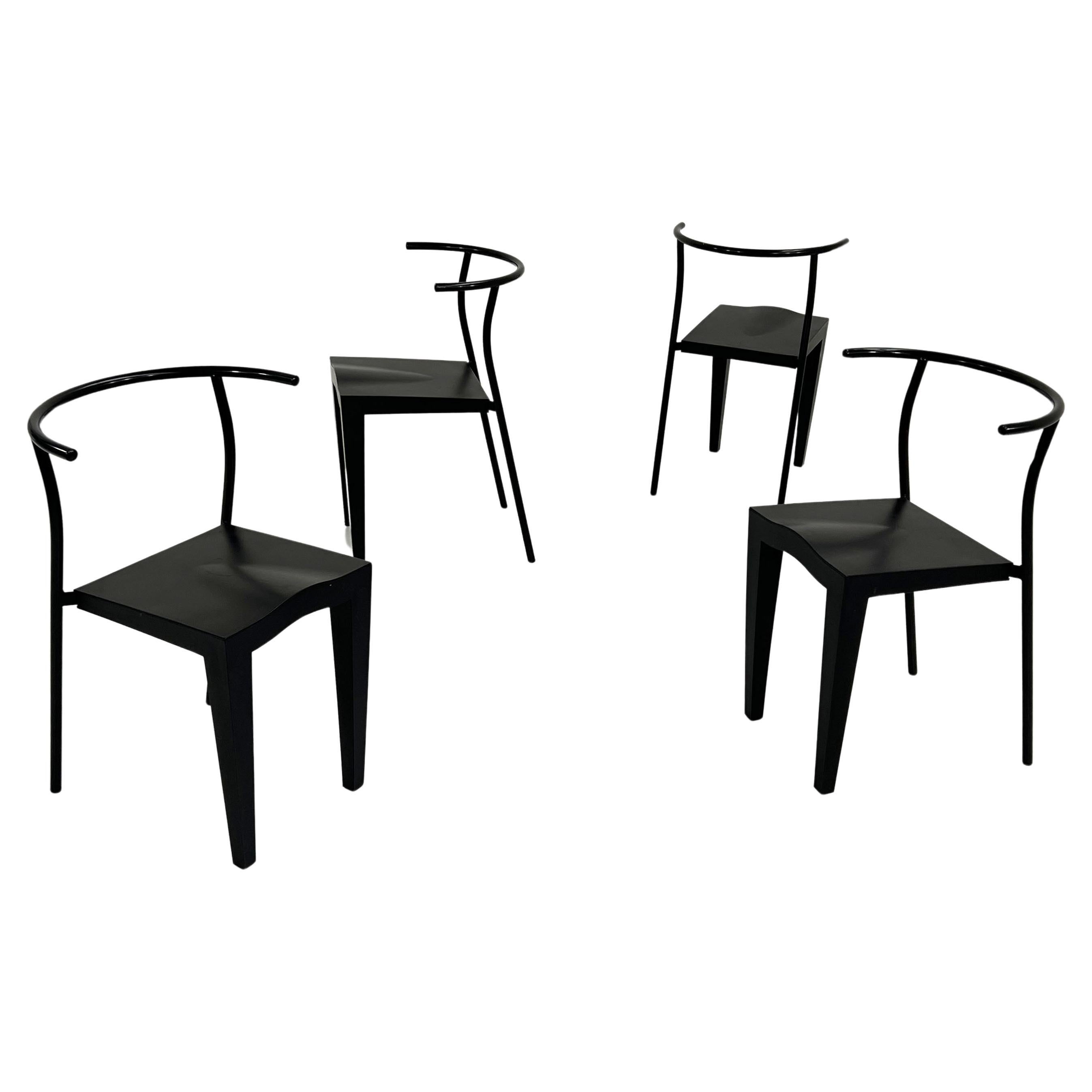 Set of 4 Dr. Glob Chairs by Philippe Starck for Kartell 1980s For Sale at  1stDibs