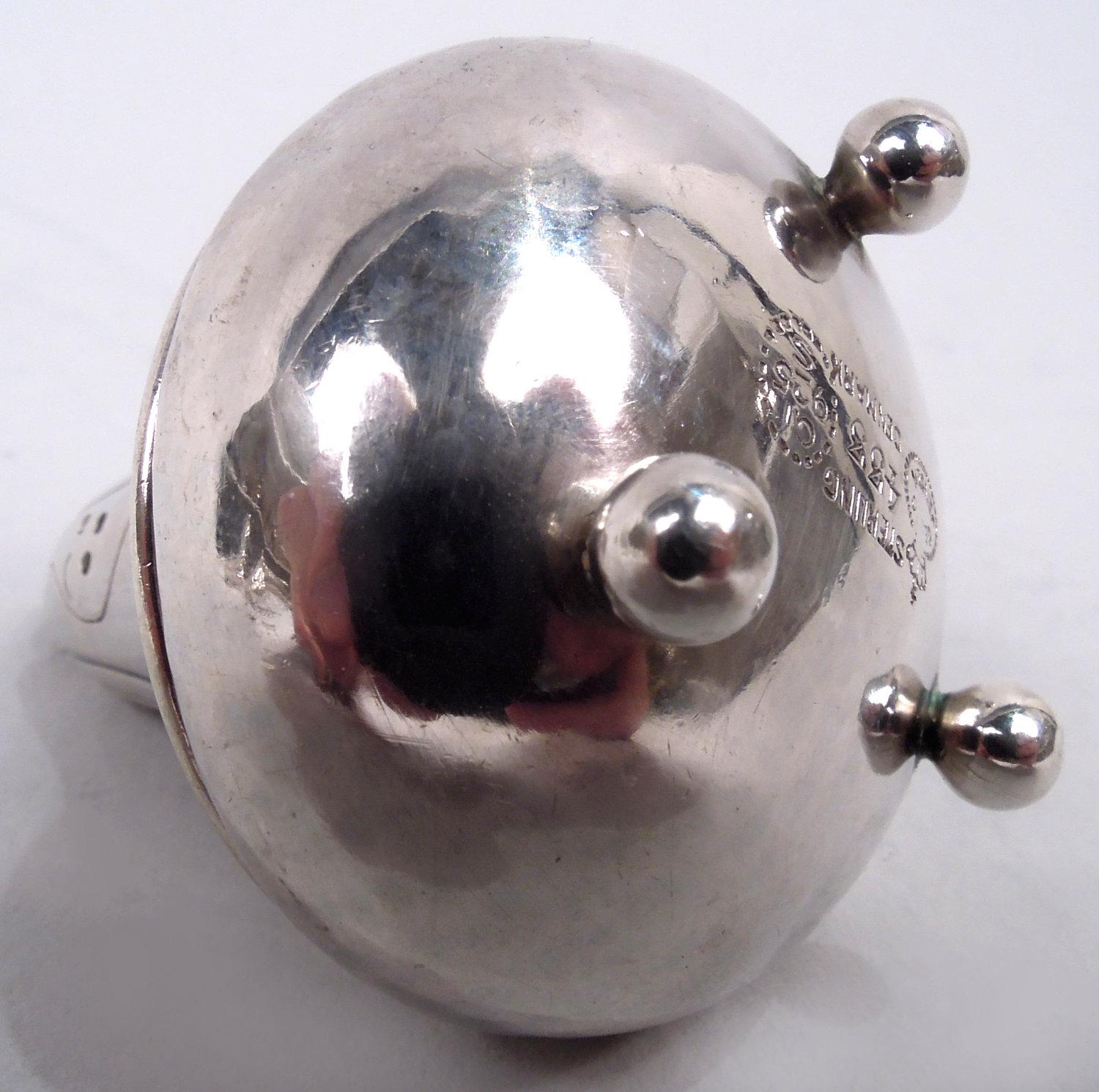 Set of 4 Early Georg Jensen Danish Modern Pepper Shakers For Sale 4