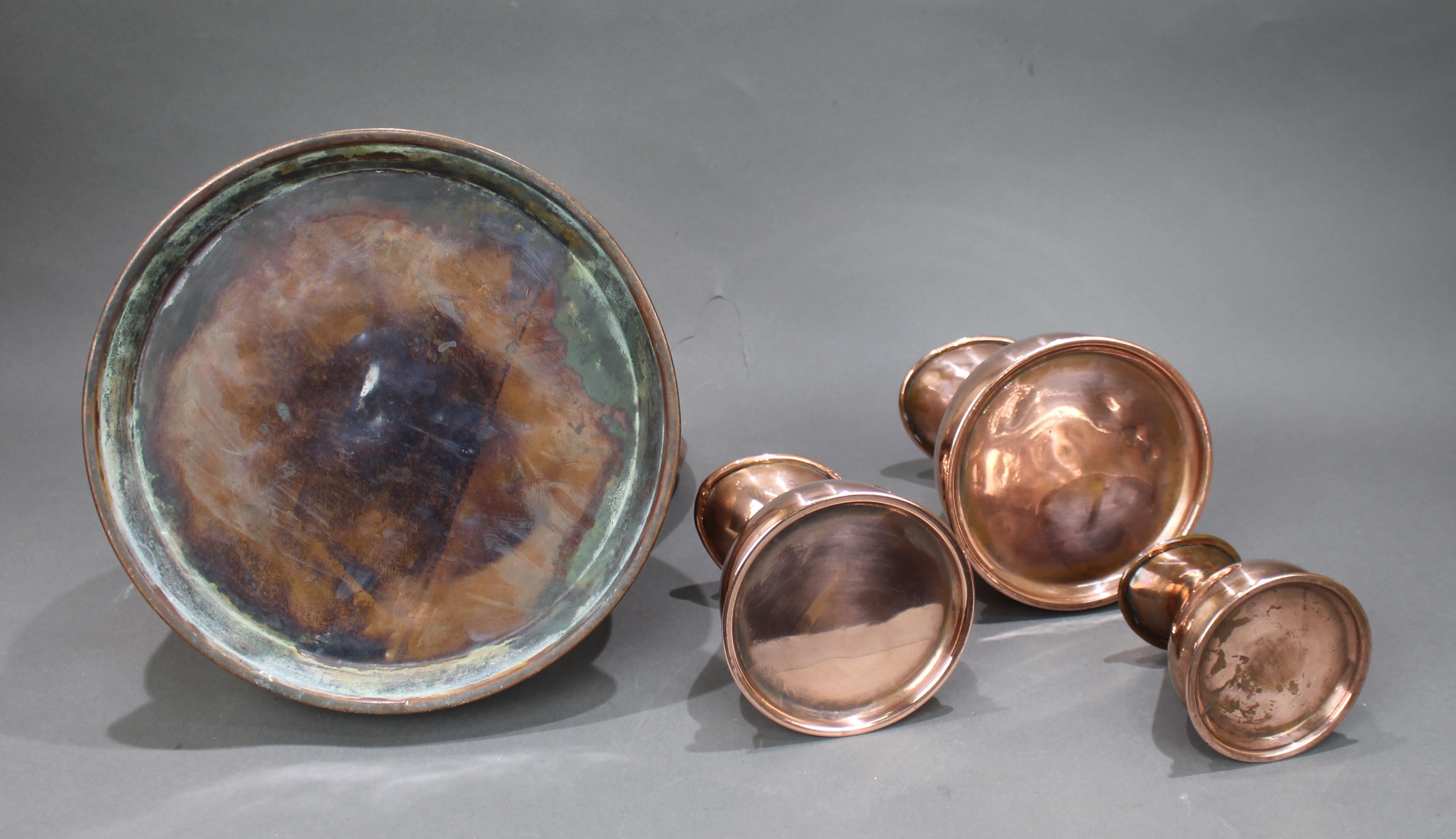 Set of 4 Early Victorian Graduated Copper Measuring Jugs For Sale 3