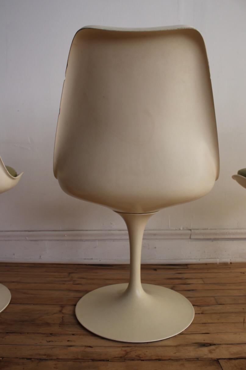 Set of 4 Eero Saarinen Midcentury Tulip Dining Chairs 2