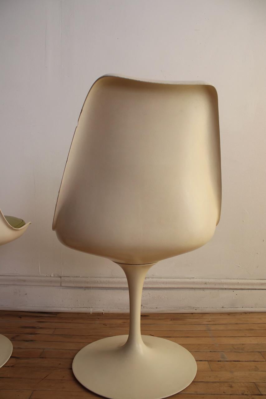 Set of 4 Eero Saarinen Midcentury Tulip Dining Chairs 6