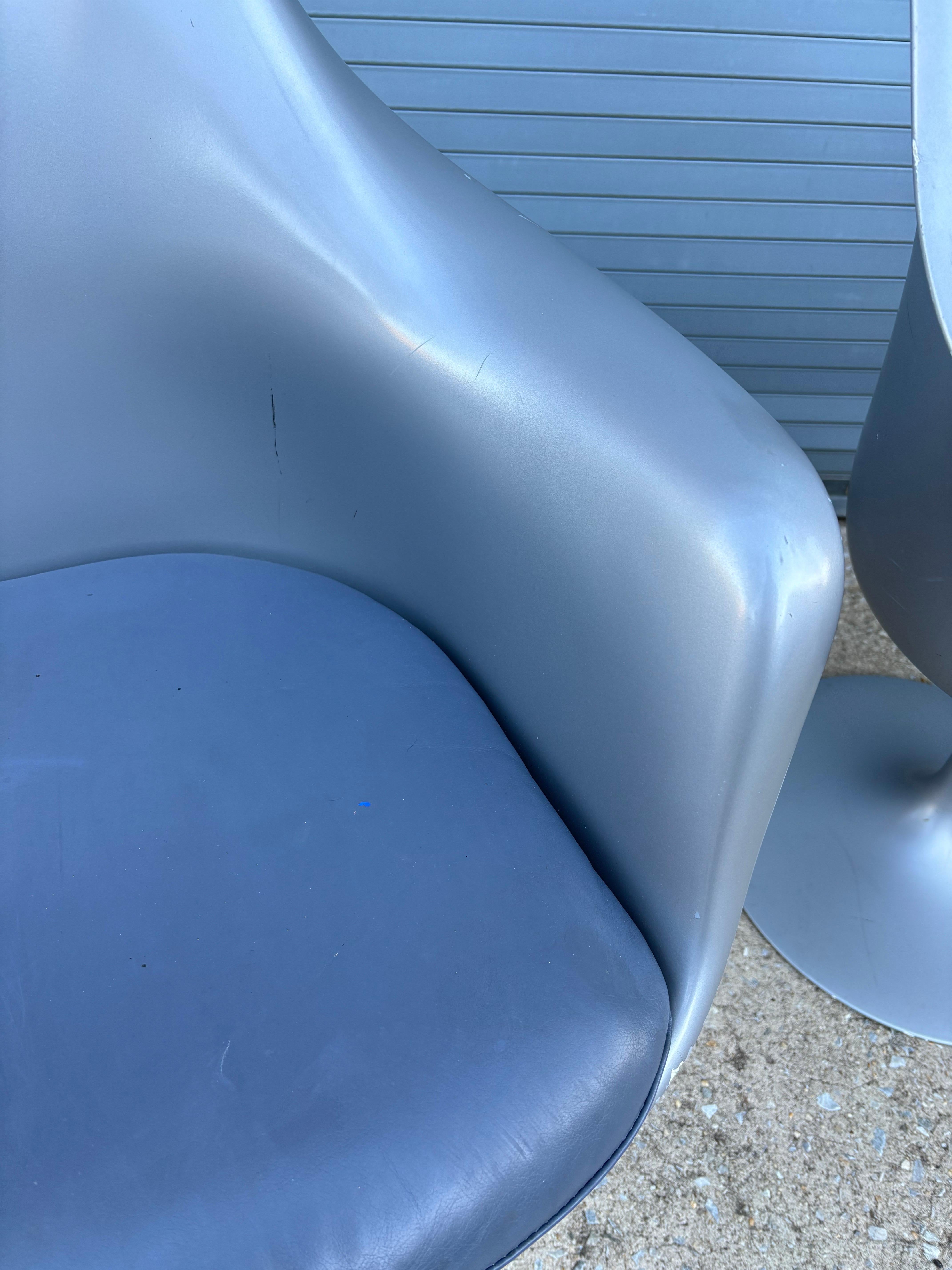 Mid-Century moderno Set di 4 poltrone Eero Saarinen Tulip per Knoll in vendita