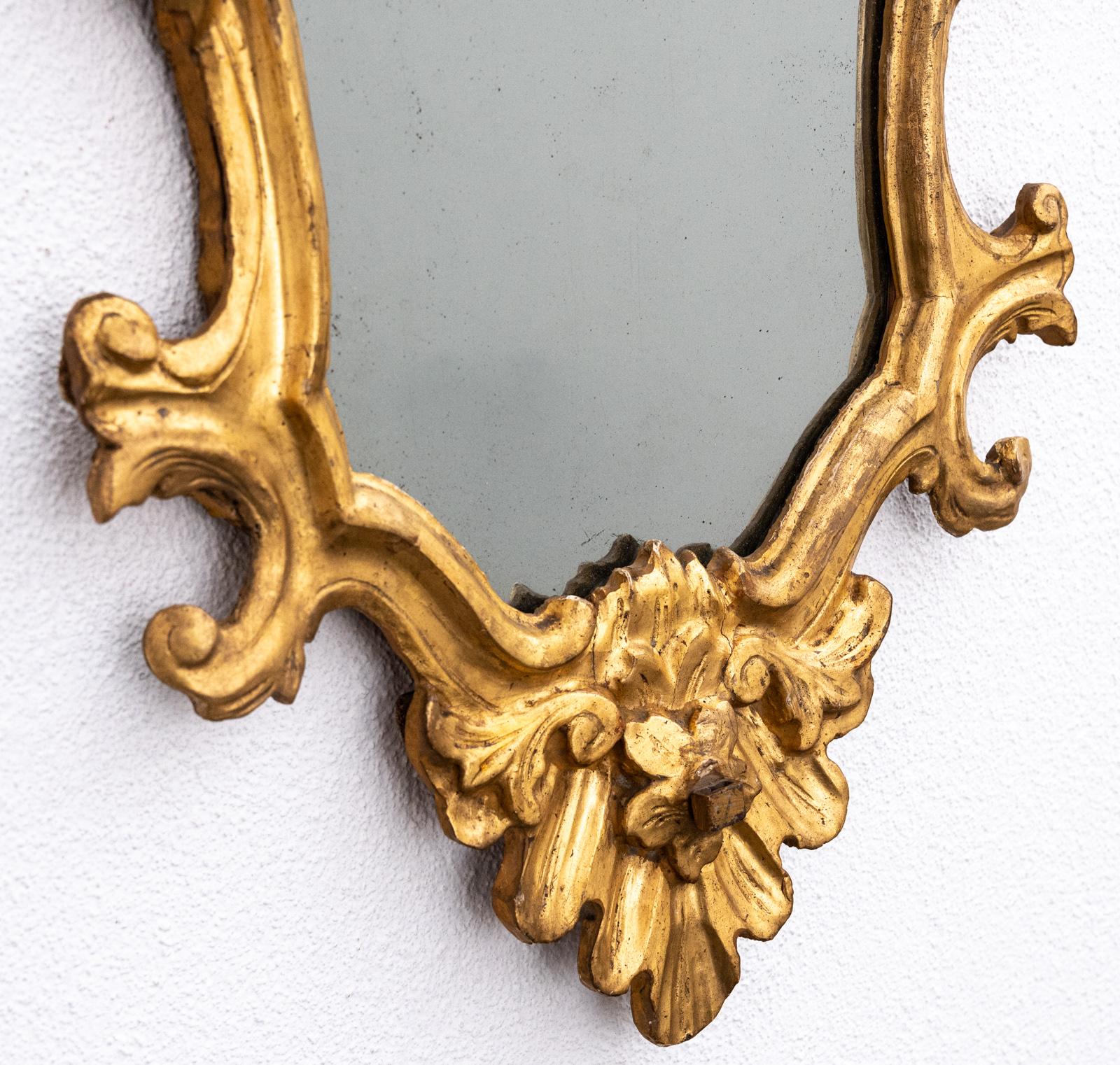 Set of 4 Eighteenth Century Tuscan Gilt-Wood Mirrors 4