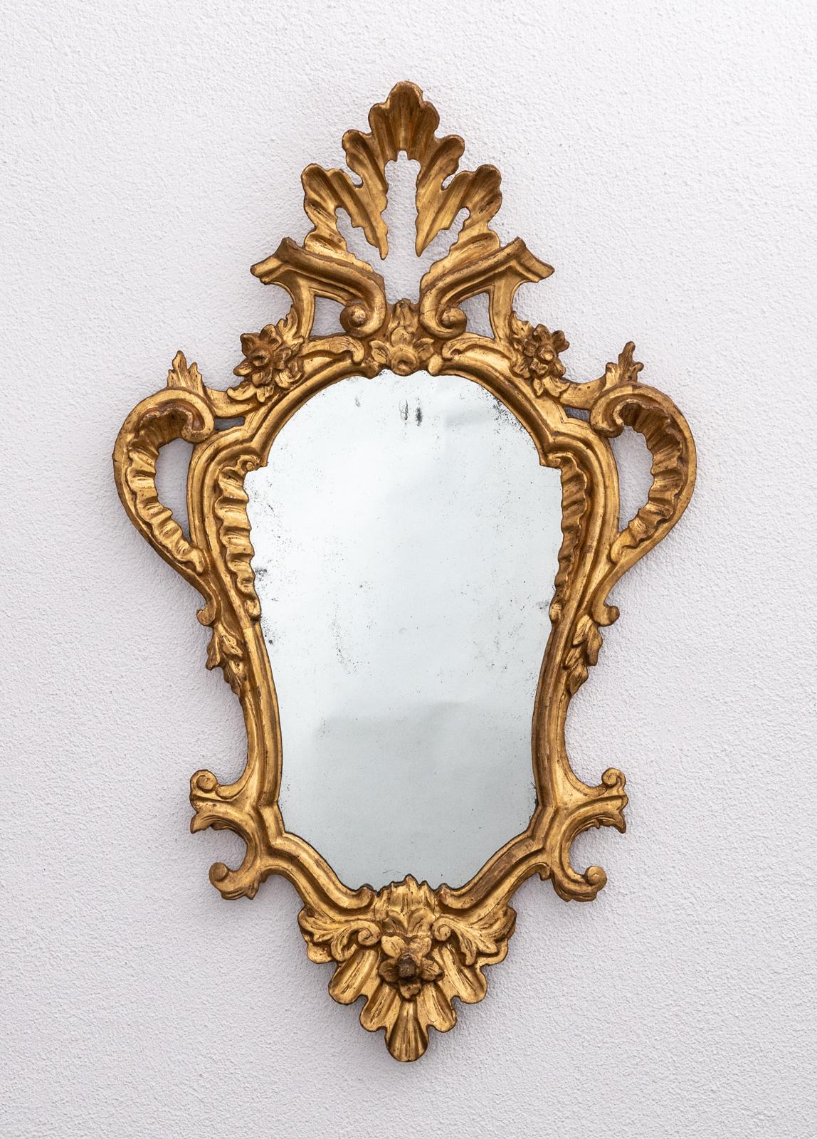 Set of 4 Eighteenth Century Tuscan Gilt-Wood Mirrors 7