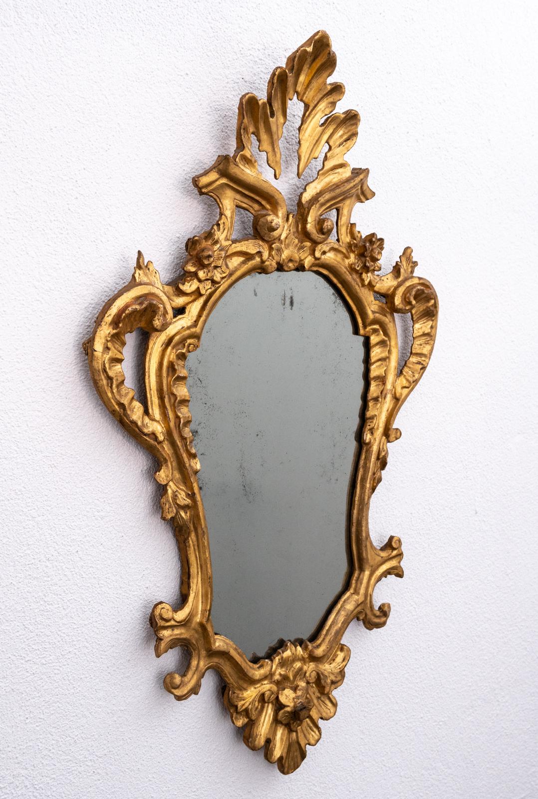 Set of 4 Eighteenth Century Tuscan Gilt-Wood Mirrors 9
