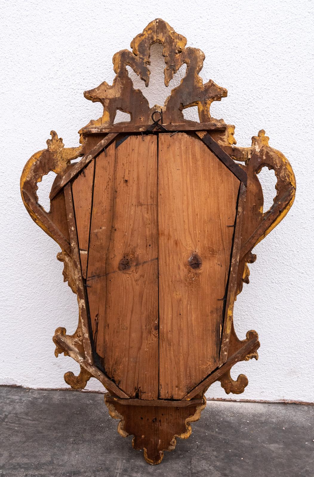 Grand Tour Set of 4 Eighteenth Century Tuscan Gilt-Wood Mirrors