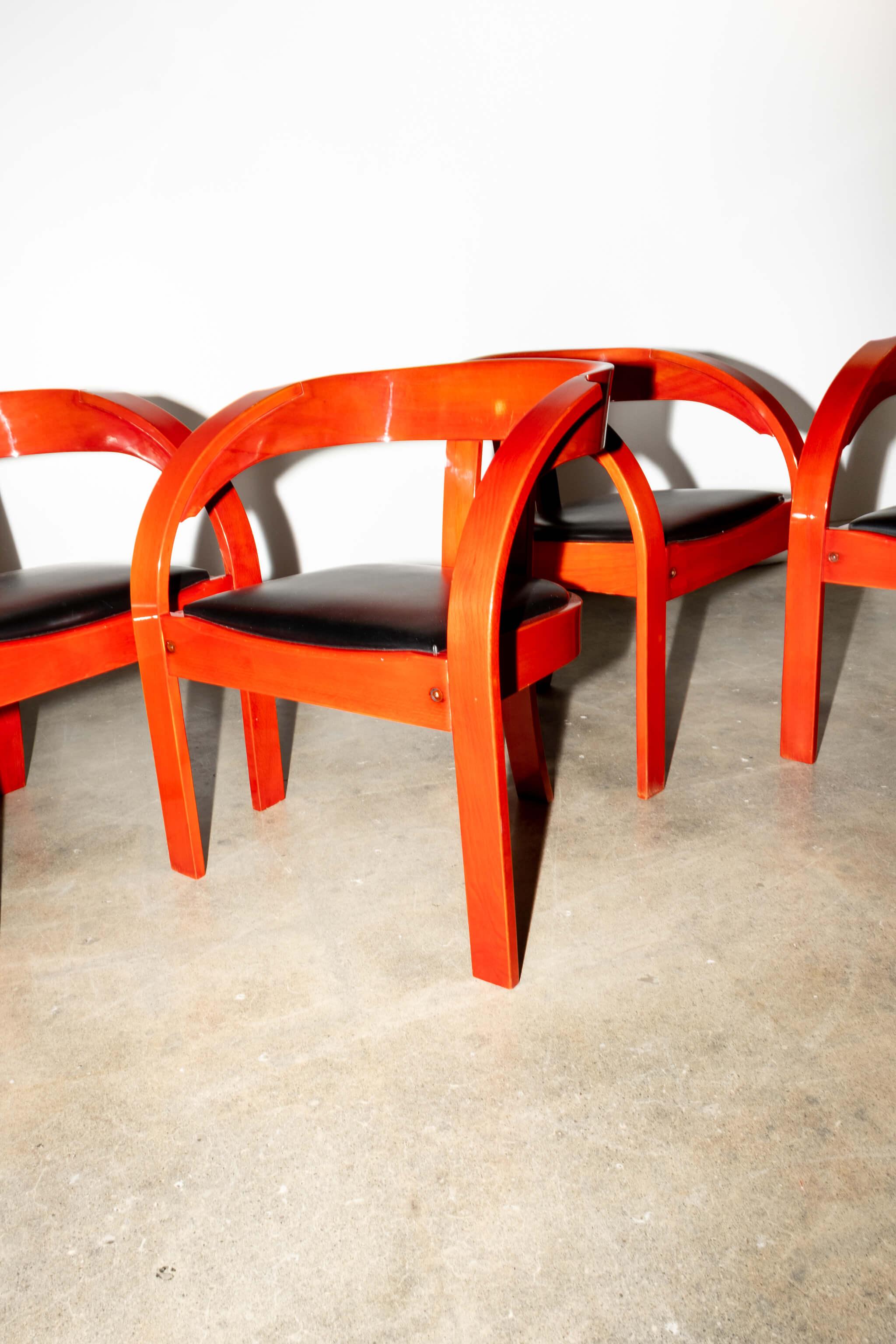Set di 4 poltrone 