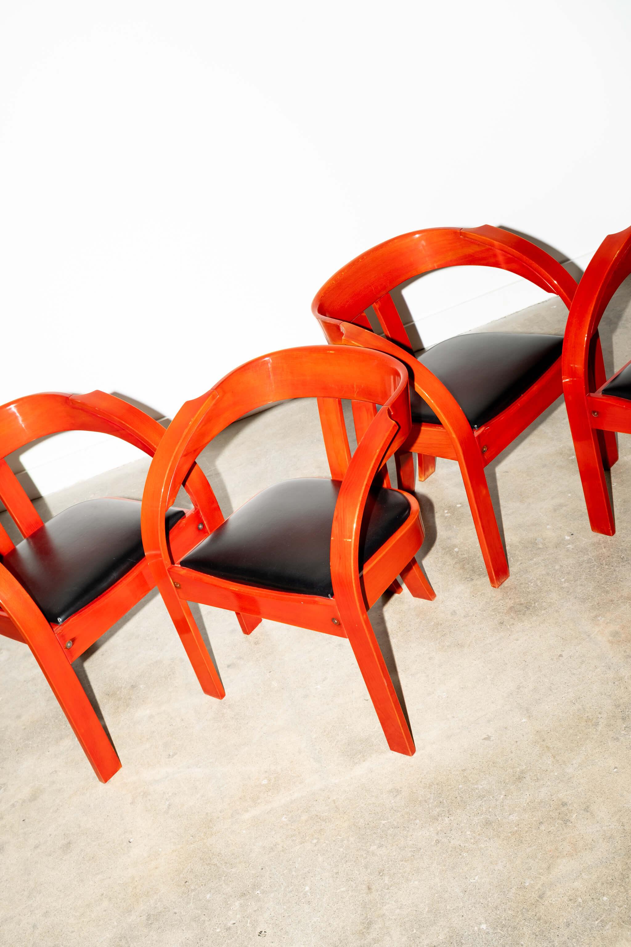 Set di 4 poltrone 