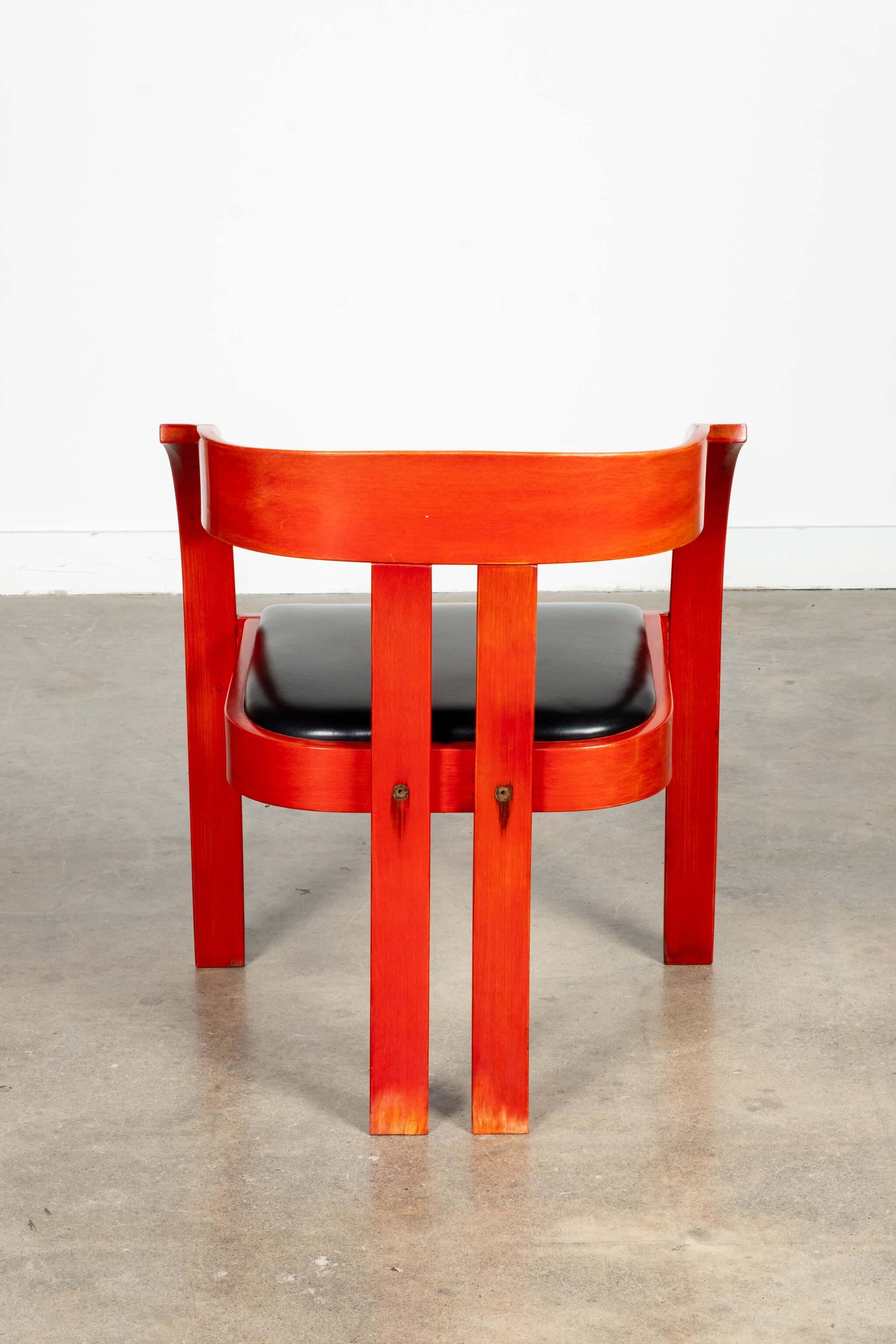 Ensemble de 4 fauteuilslisa de Giovanni Battista Bassi pour Poltronova Bon état - En vente à Toronto, CA