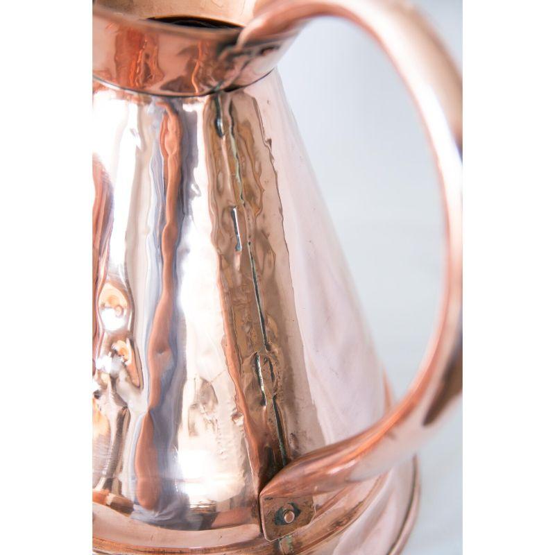 20th Century Set of 4 English Copper Graduated Haystack Pitchers Jugs Measures, circa 1900 For Sale