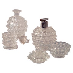 Set of 4 Ercole Barovier Rostrato Murano Italian Glass Vase for Barovier & Toso