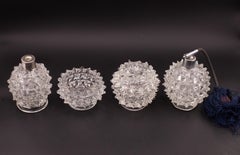 Set di 4 vasi in vetro italiano Ercole Barovier Rostrato Murano per Barovier & Toso