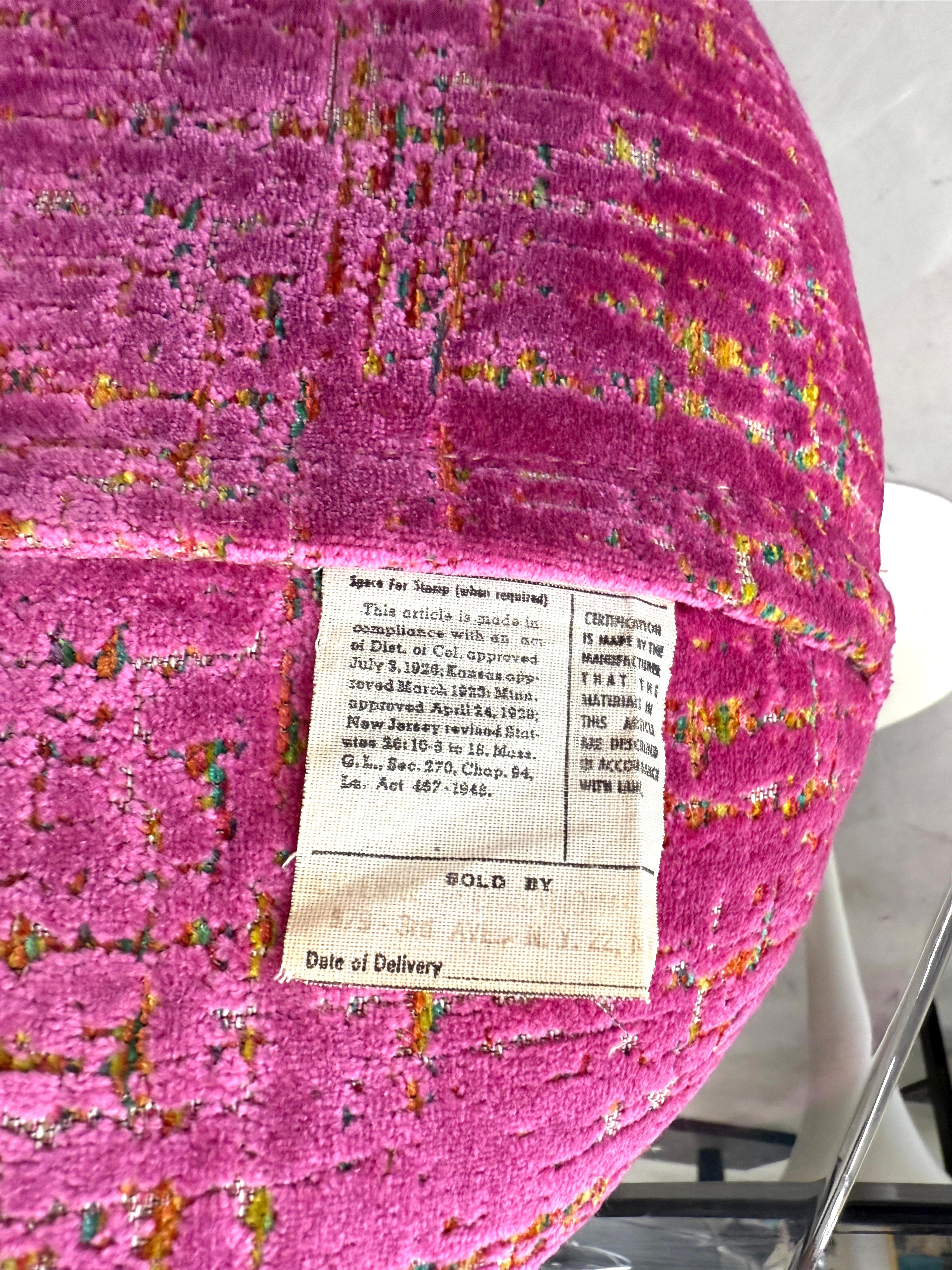 Satz von 4 drehbaren Stühlen von Erwine und Estelle Laverne in Champagner (Mitte des 20. Jahrhunderts) im Angebot