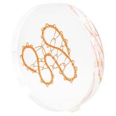 Set of 4 Eva Petric Abstract Mixed Media Sculptural Artwork, Titled: Webs Series