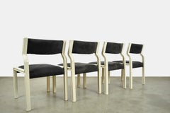 Set of 4 experimental dining chairs by Pierre Mennen for Pastoe, 1972 Netherland