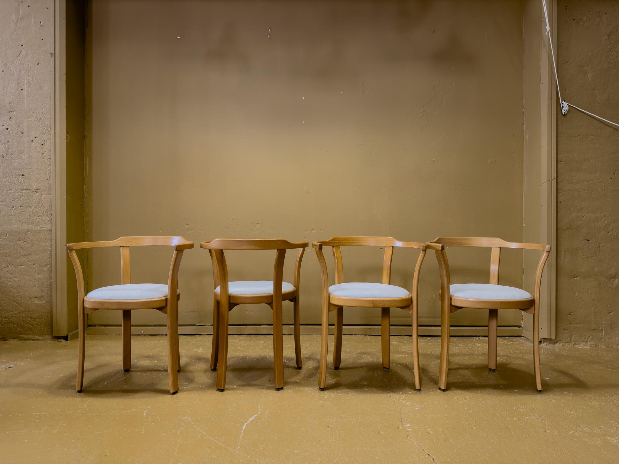 Danese Set di 4 sedie da pranzo Farstrup in vendita
