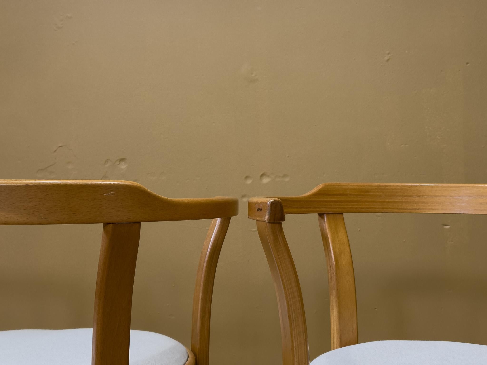 Metà XX secolo Set di 4 sedie da pranzo Farstrup in vendita