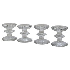 Vintage Set of 4 'Festivo' Candle Holders by Timo Sarpaneva for Iittala, Designed 1967