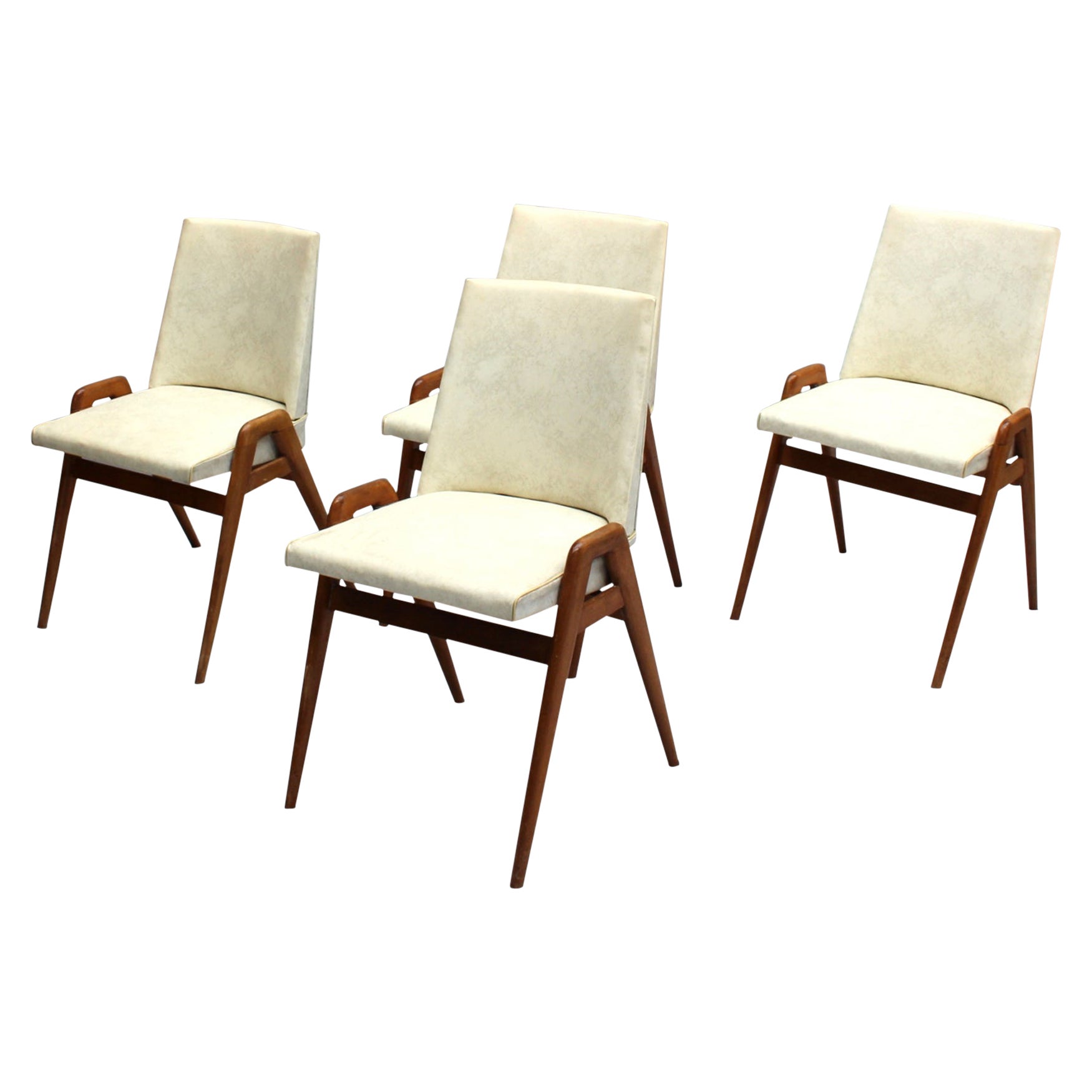 Set of 4 Fine 1950s Dining Chairs