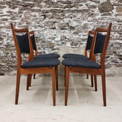 Set of 4 Finn Juhl for Soren Willadsen SW86 Dining Chairs