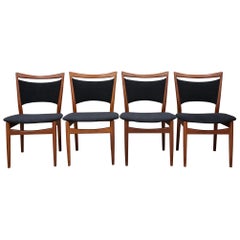 Set of 4 Finn Juhl for Soren Willadsen SW86 Dining Chairs