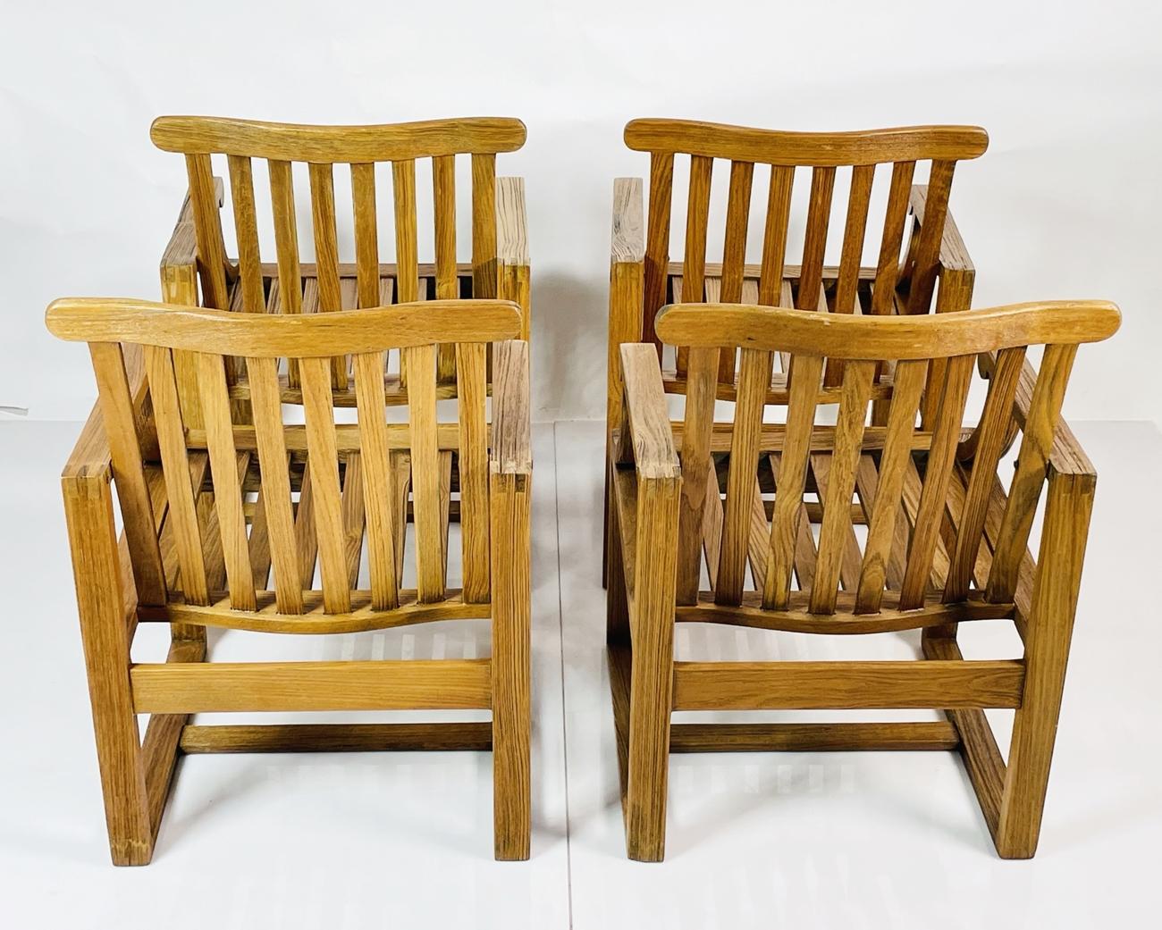 Mid-20th Century Set of 4 First Cabin Dining Chairs by Kipp Stewart for Summit Furniture For Sale
