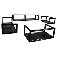 Set di 4 divani 'Cornaro' di Carlo Scarpa in prima edizione per Simon, Italia, anni '70