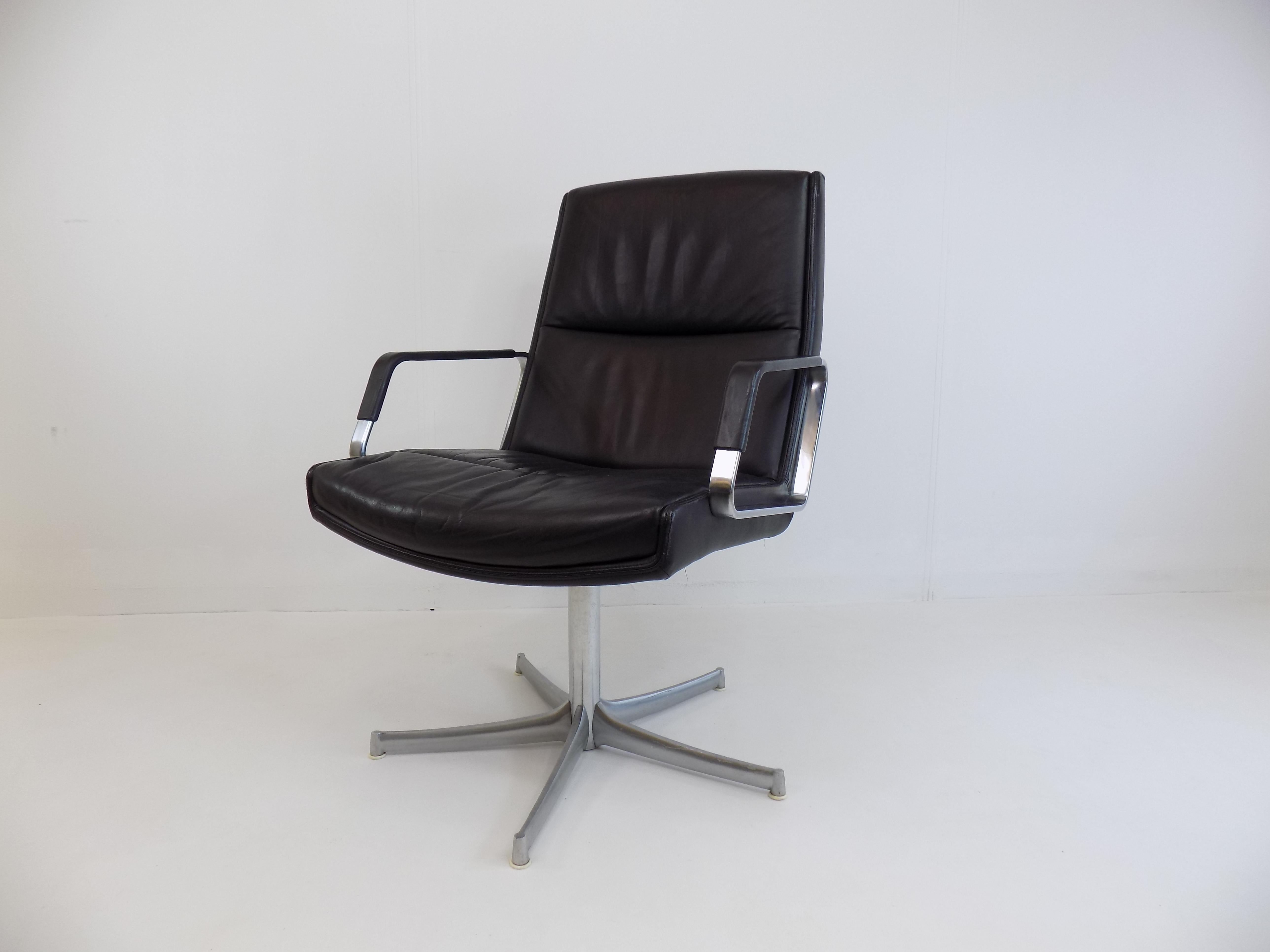 Set of 4 FK 711 Lounge Chairs by Preben Fabricius/Jørgen Kastholm for W. Knoll For Sale 13