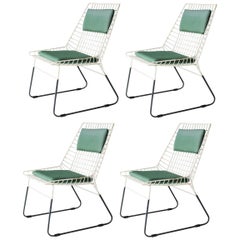 Set of 4 Flamingo Garden Chairs by Cees Braakman for Pastoe