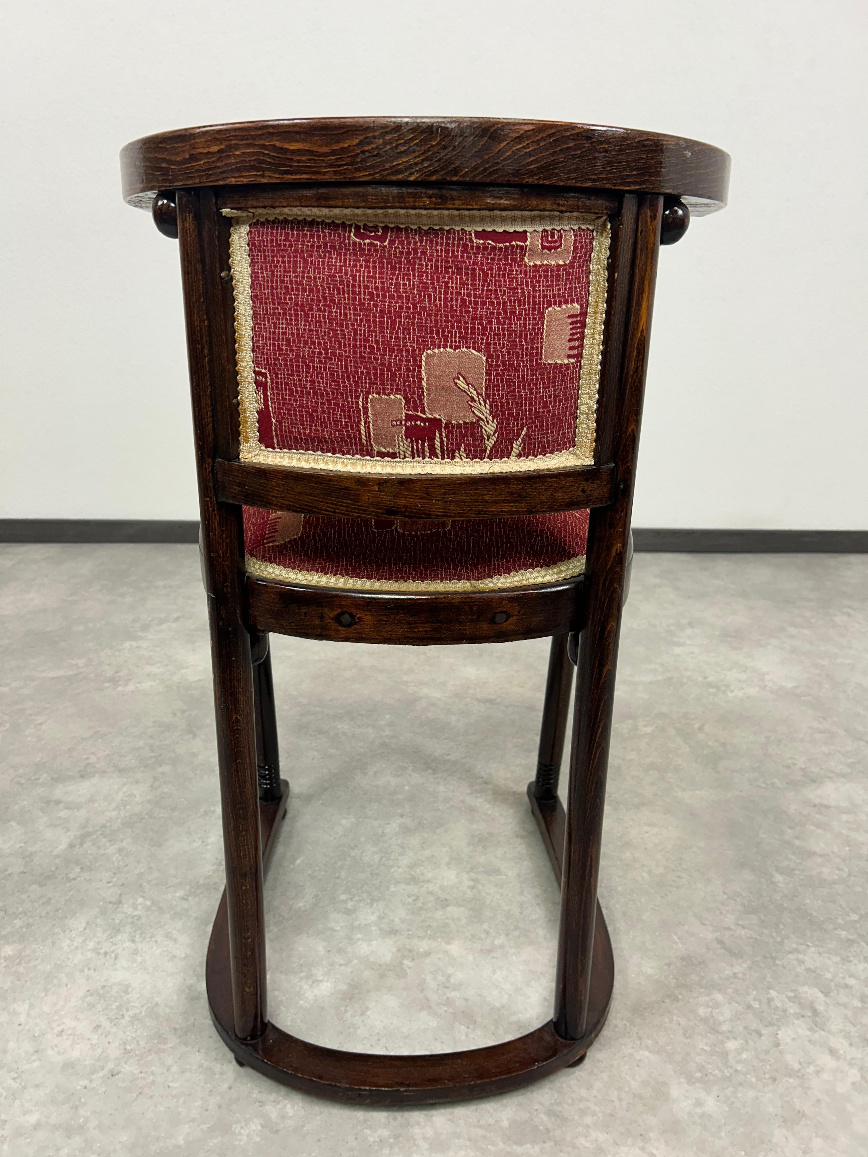 Set of 4 Fledermaus chairs no.728 arch. Josef Hoffmann 8