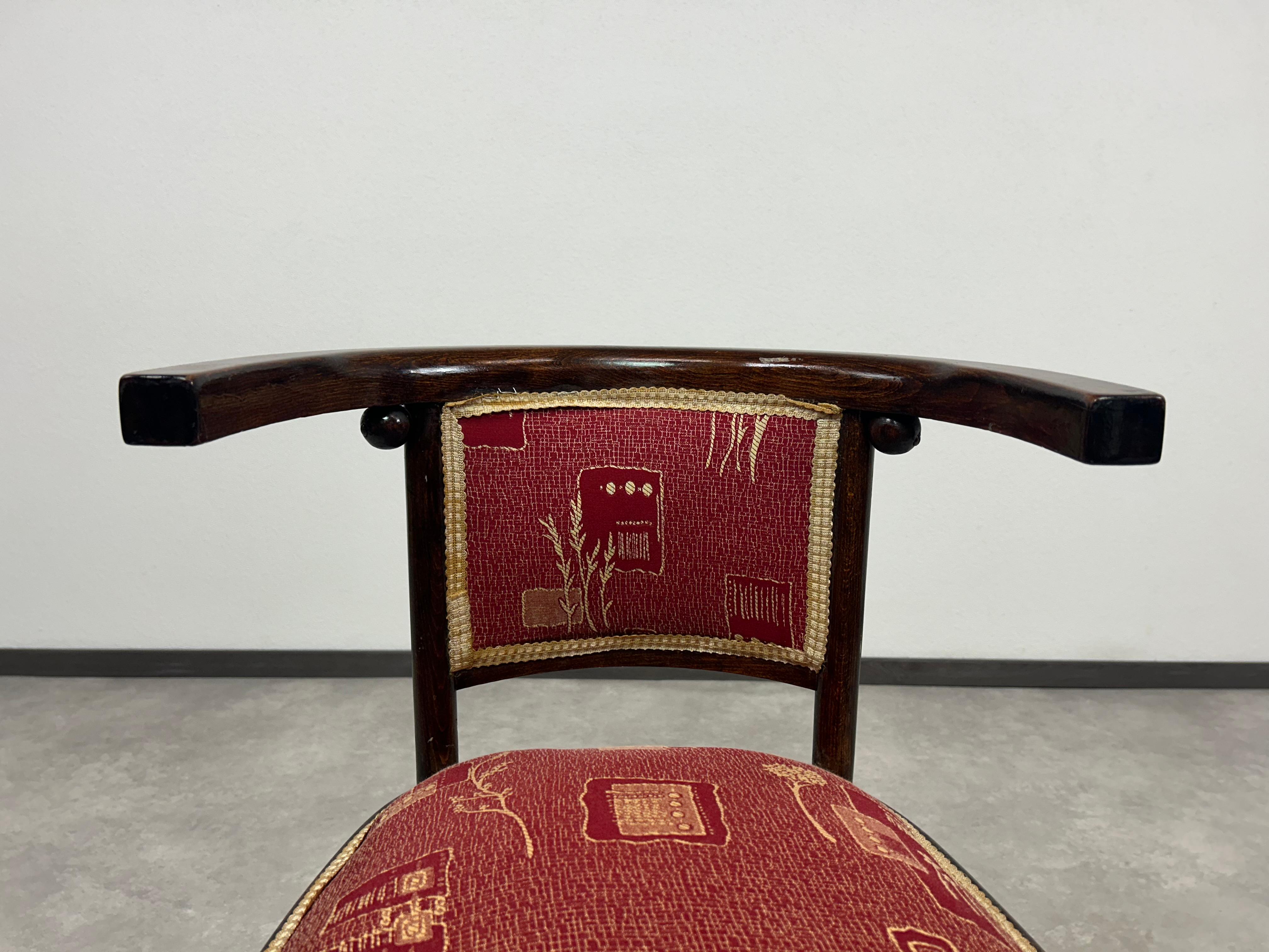 Set of 4 Fledermaus chairs no.728 arch. Josef Hoffmann 1