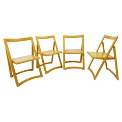 Set of 4 Folding Chairs, 1970s