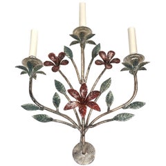Set of 4 Foliage Sconces, Sold in Pairs