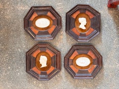 Set of 4 Framed Classical Intaglios, Late 19th Century