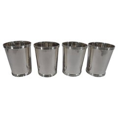 Set of 4 Frank W. Smith Sterling Silver Mint Julep Cups