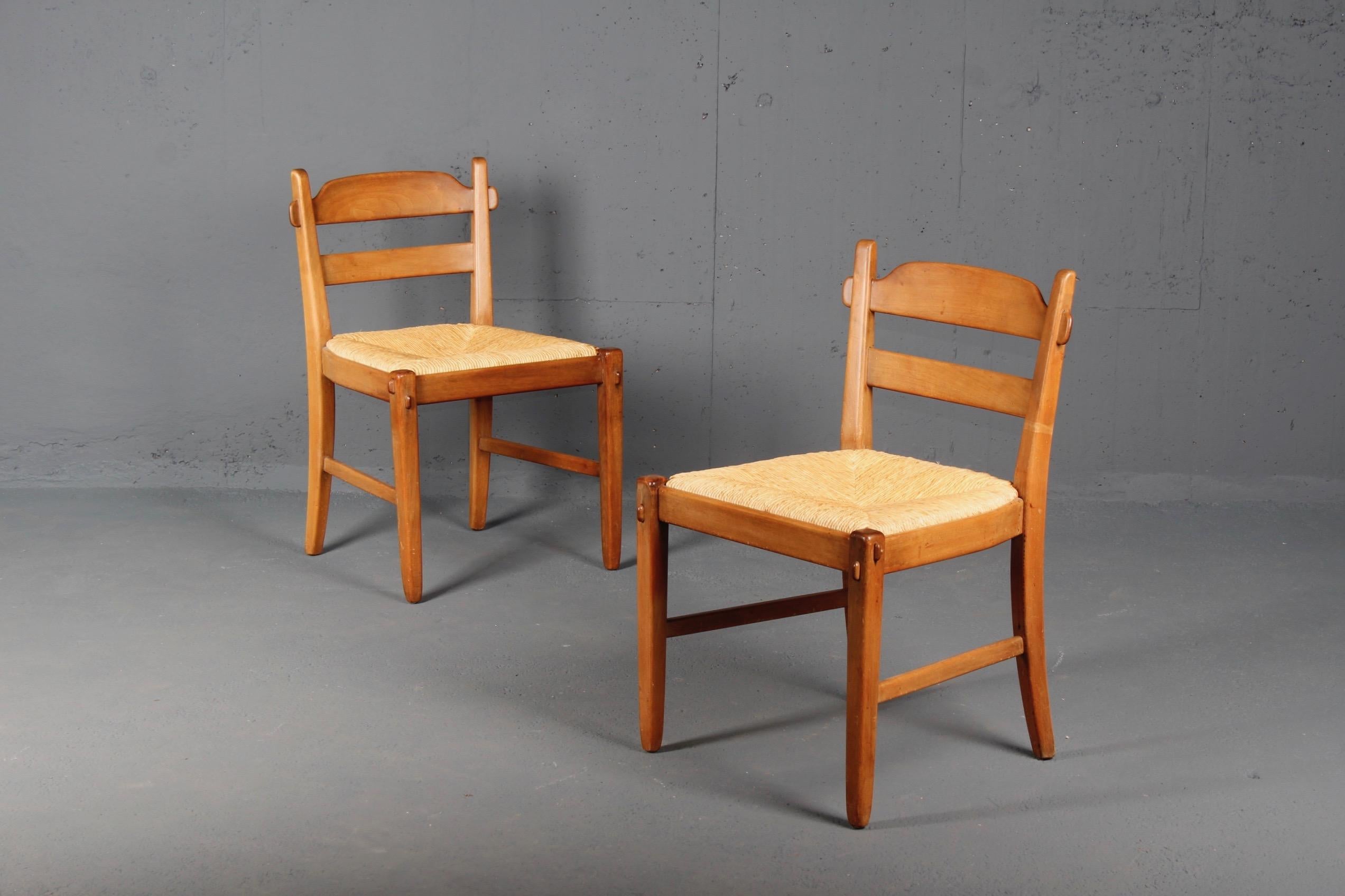 Mid-20th Century Set of 4 Franz Xavier Sproll Style Chairs