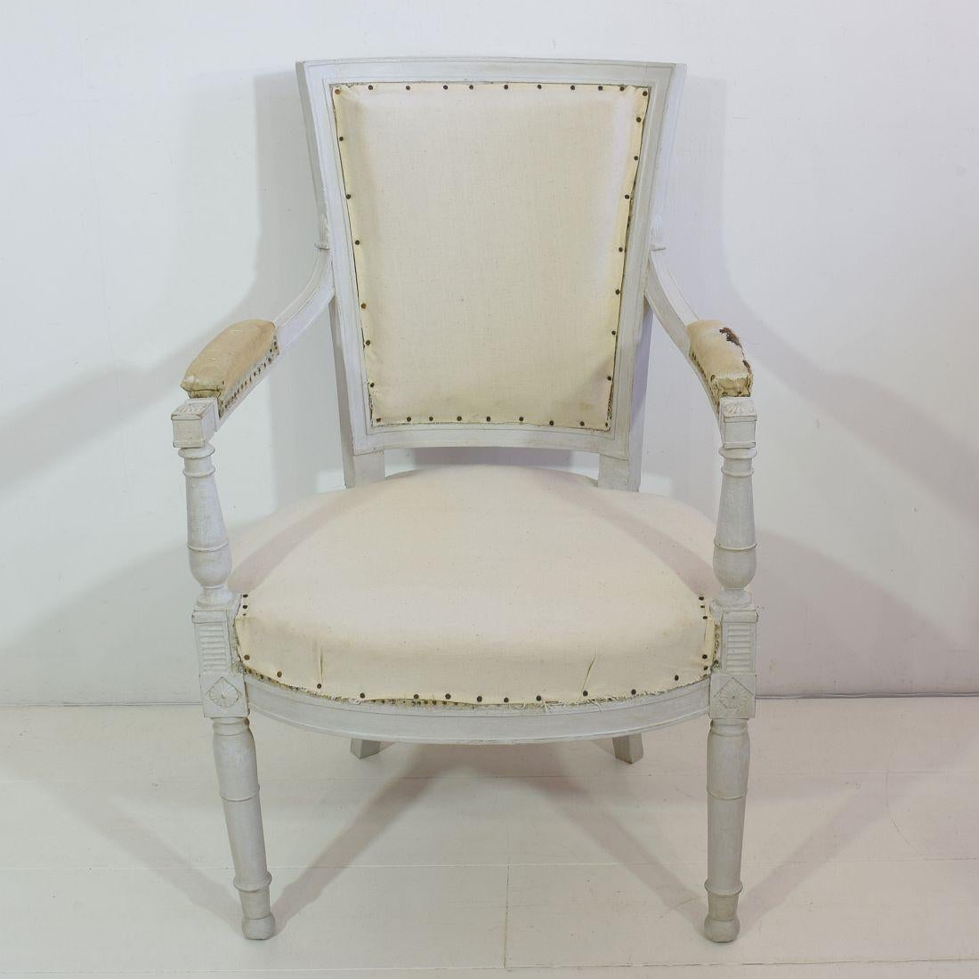 Set of 4 French 18th Century Directoire Chairs 7