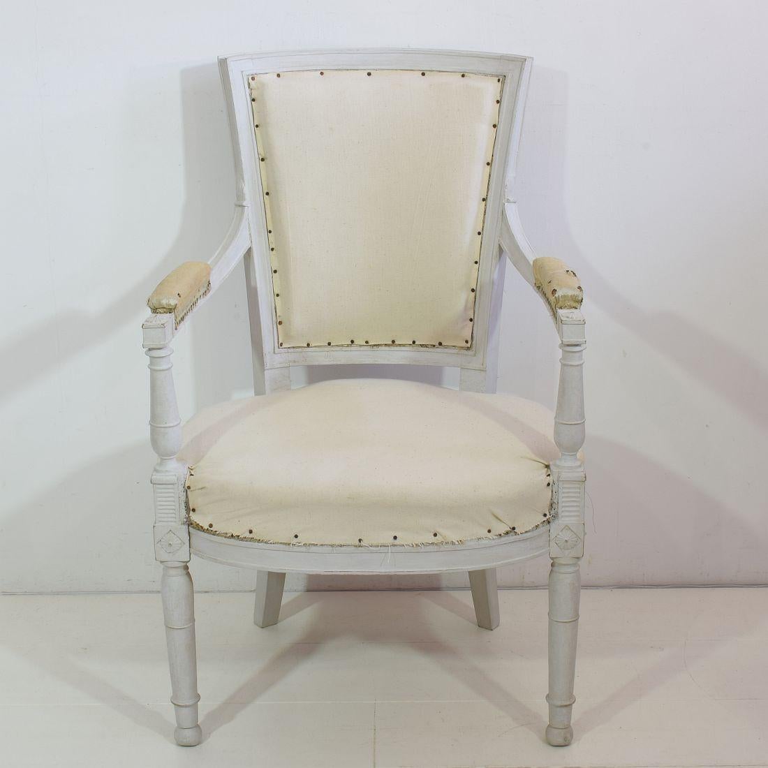 Set of 4 French 18th Century Directoire Chairs 11