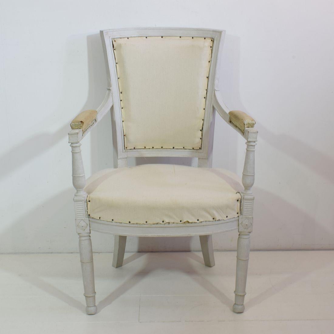 Set of 4 French 18th Century Directoire Chairs 3