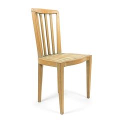 Set of 4 French Art Deco Bleached Side Chairs