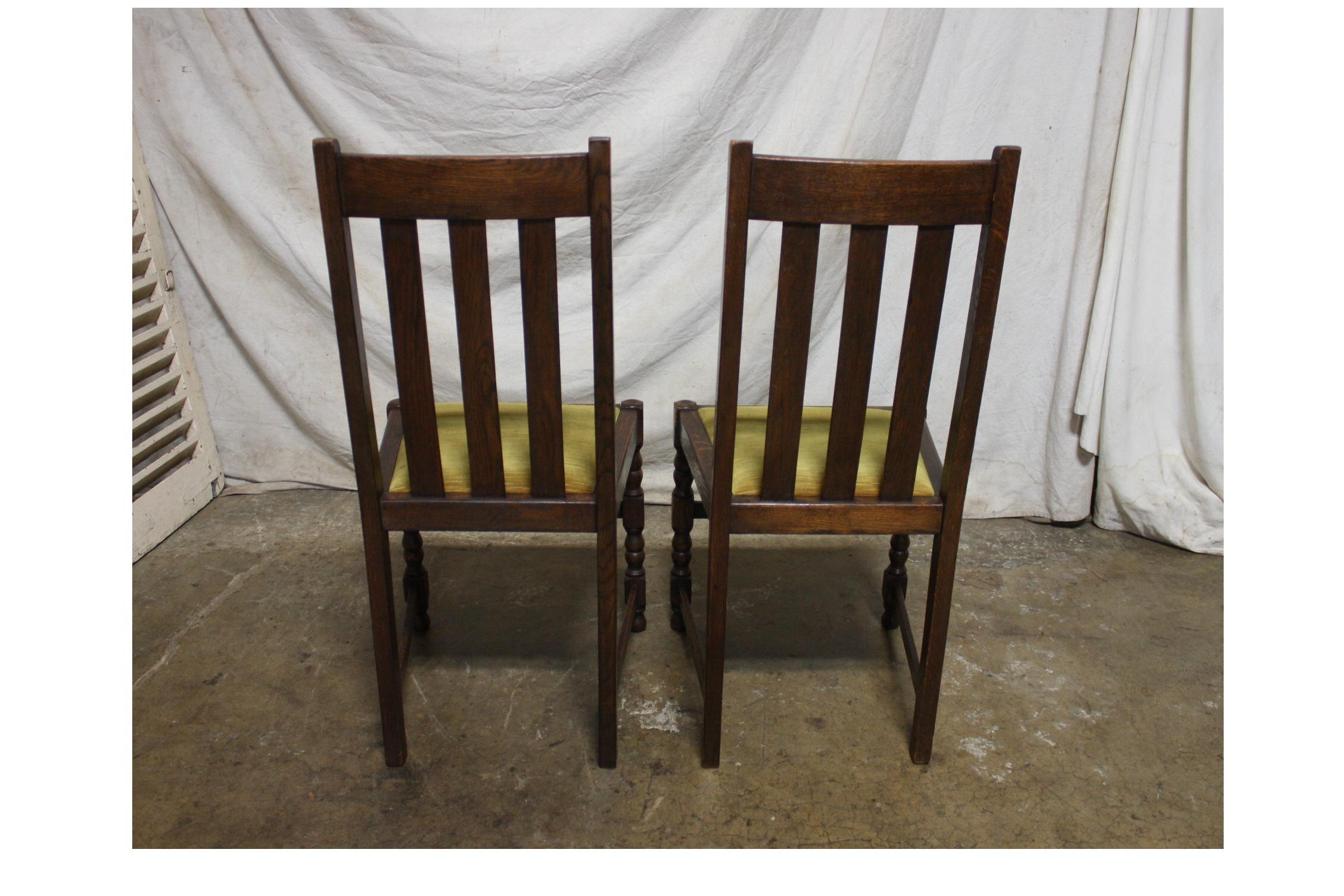 Set of 4 French Chairs and 2 Armchairs For Sale 5