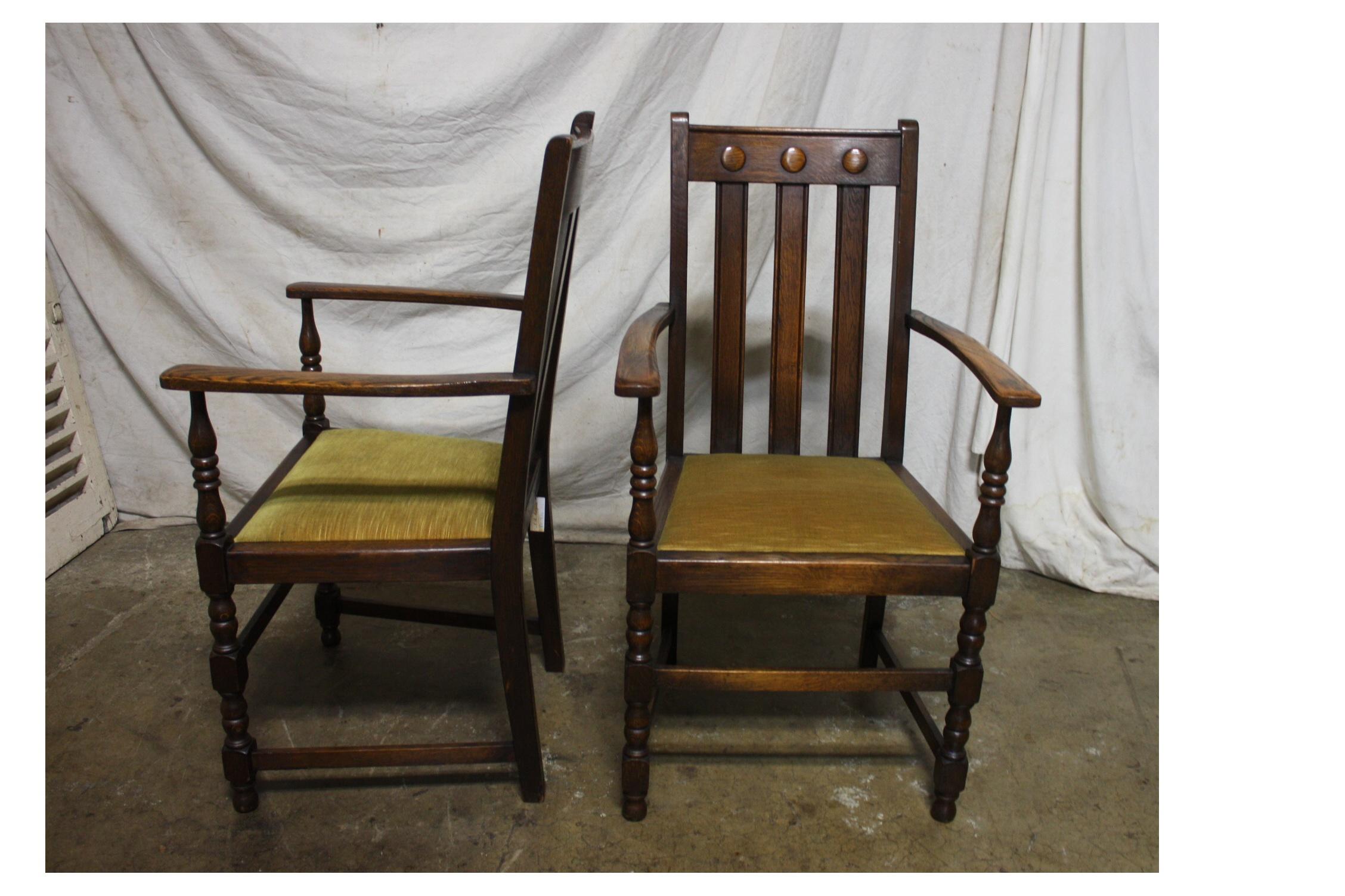 Set of 4 French Chairs and 2 Armchairs For Sale 9