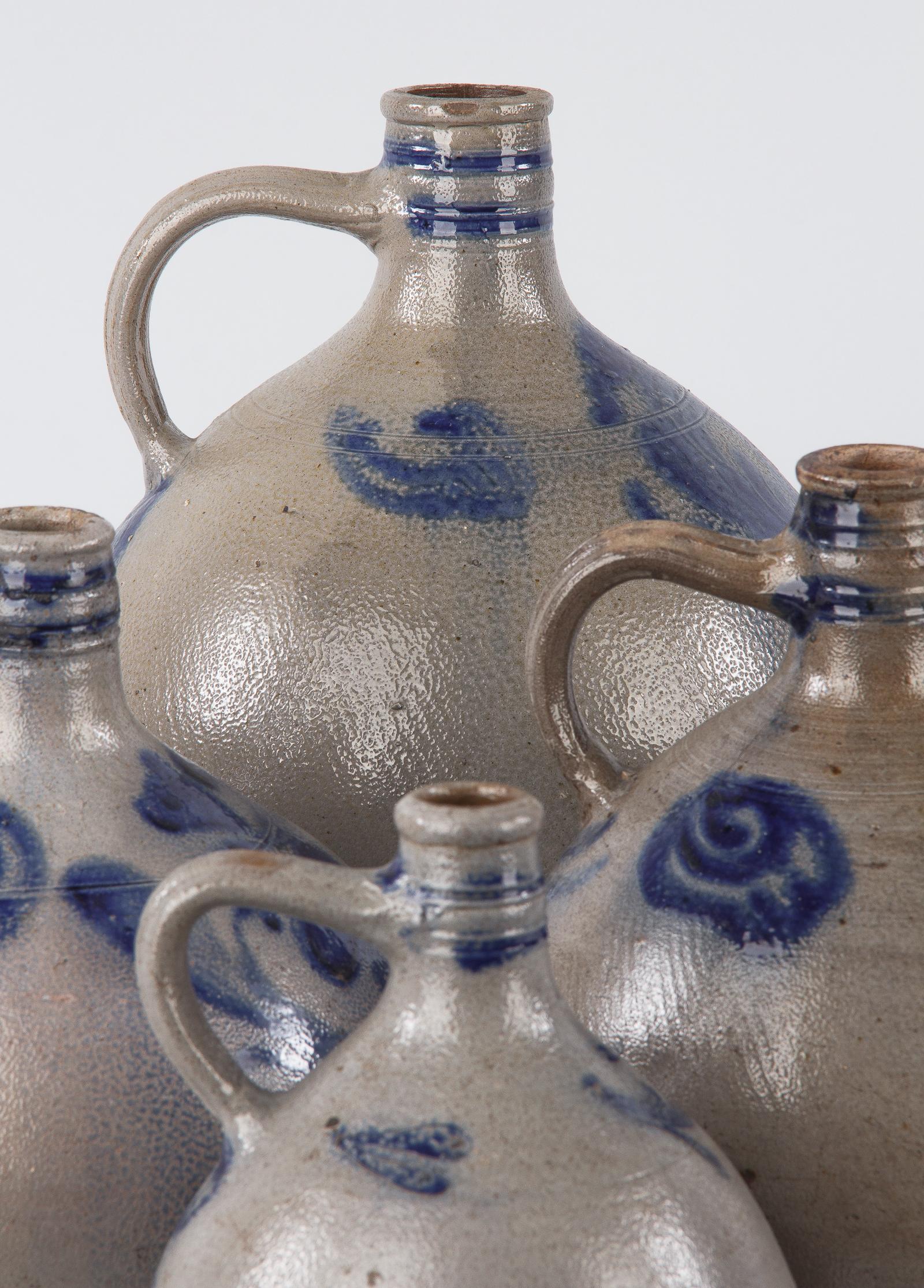 French Glazed Earthenware Cruches Pottery, 1920s 14