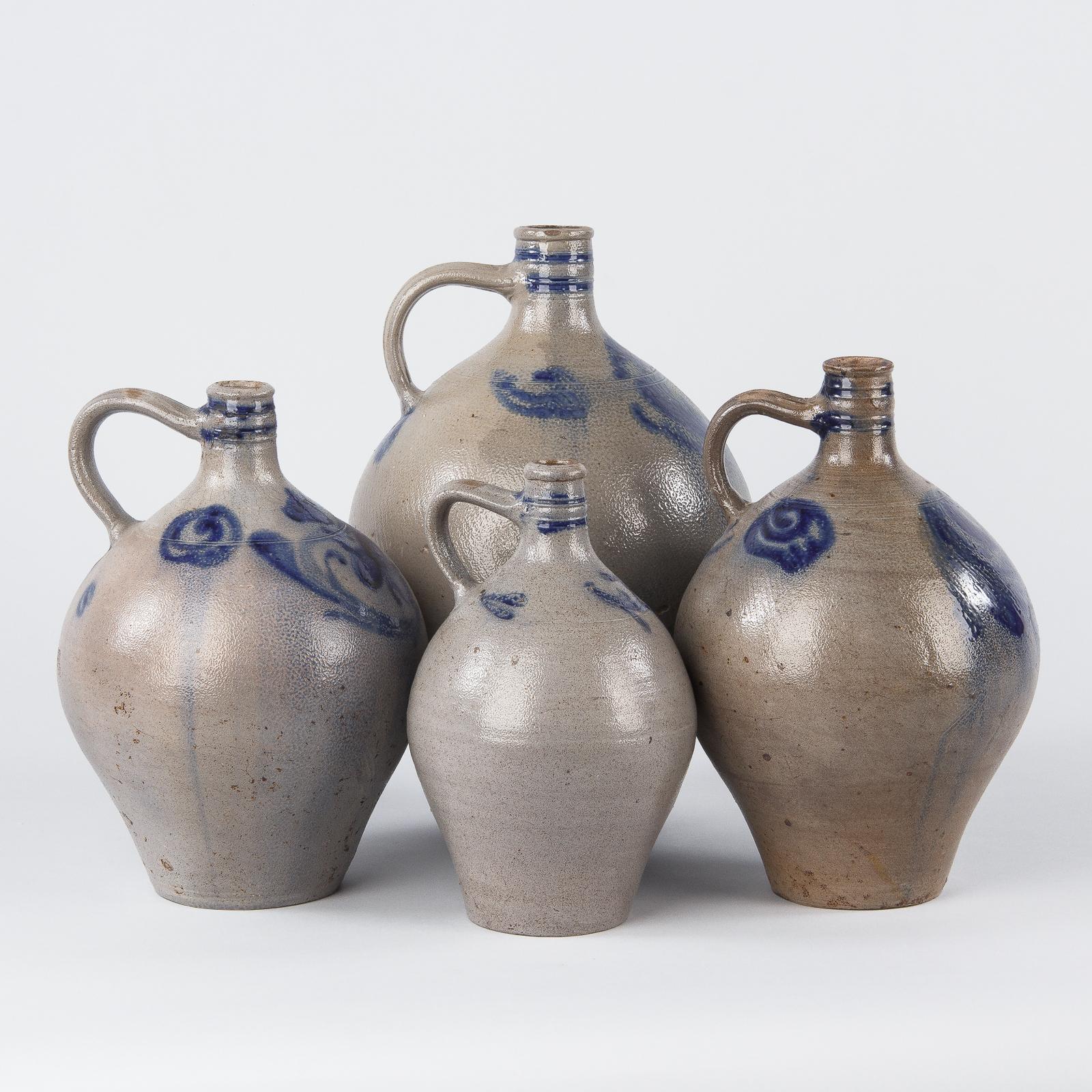 French Glazed Earthenware Cruches Pottery, 1920s 15