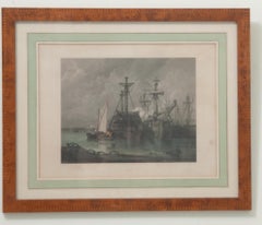 Set of 4 French Framed Lithographs