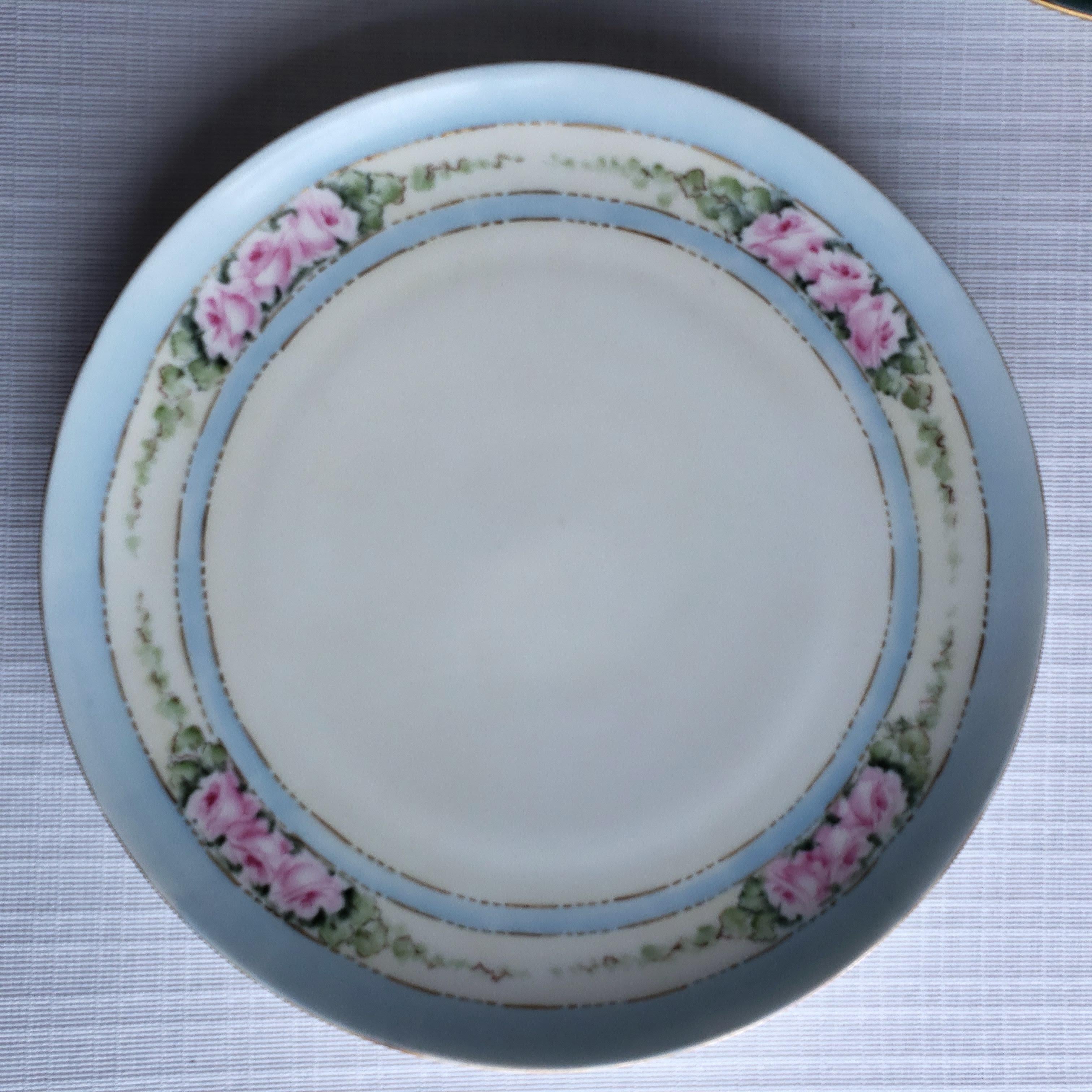 Set of 4 French Haviland Limoges Collectable Hand Painted Porcelain