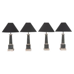 Set of 4 French Reproduction Lamps