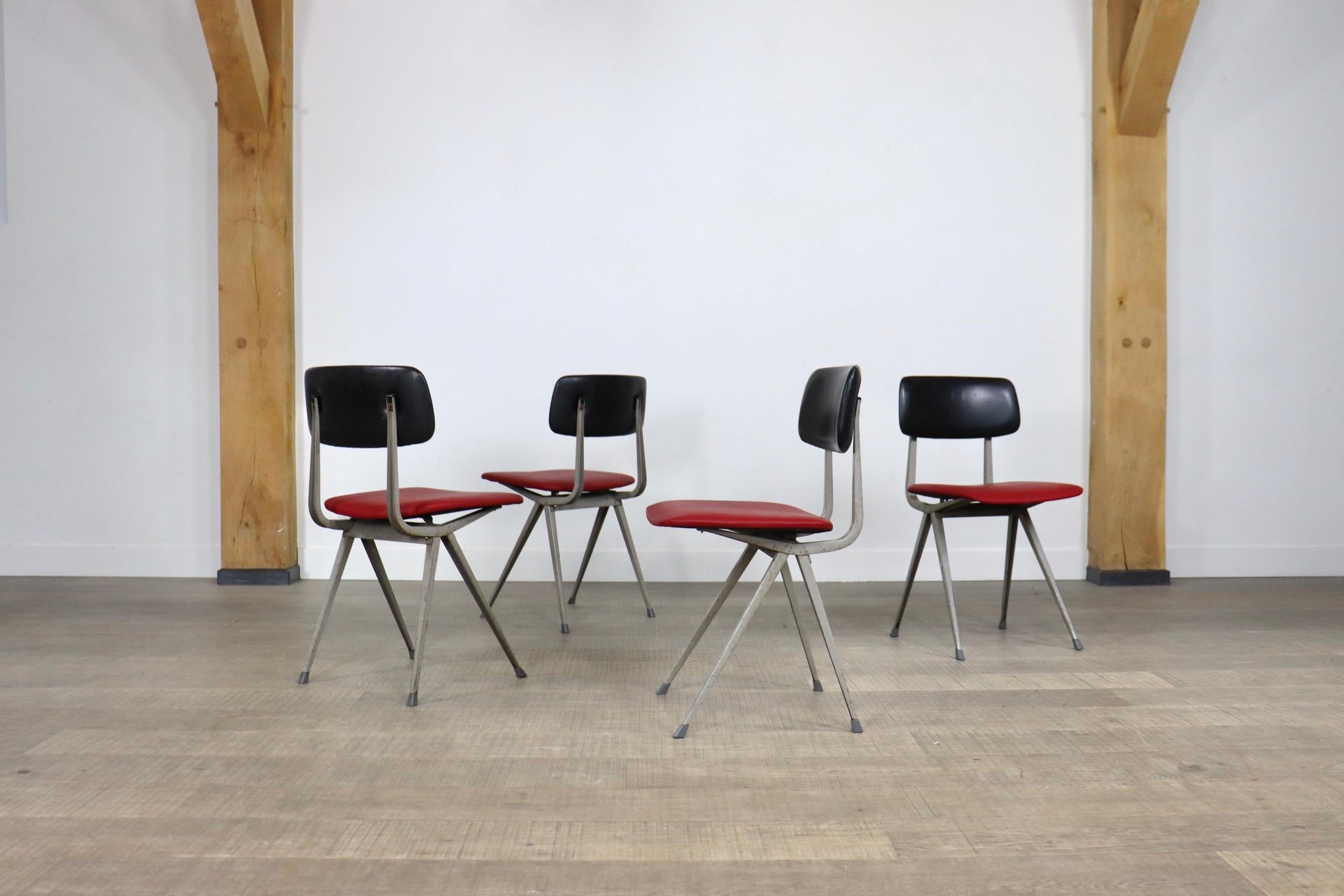 Set of 4 Friso Kramer for Ahrend de Cirkel “Result” Dining Chairs, Netherlands 67 For Sale 5